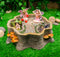 Mini Fairy Garden Fairies With Tree Stump House Nook Display Figurine Set Of 5
