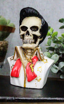 Ebros Aloha From Hawaii Mini Skeleton Skull King of Rock Collector Figurine