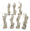 Archangel Michael Gabriel Raphael Sealtiel Barachiel Uriel Jegudiel Figurine Set