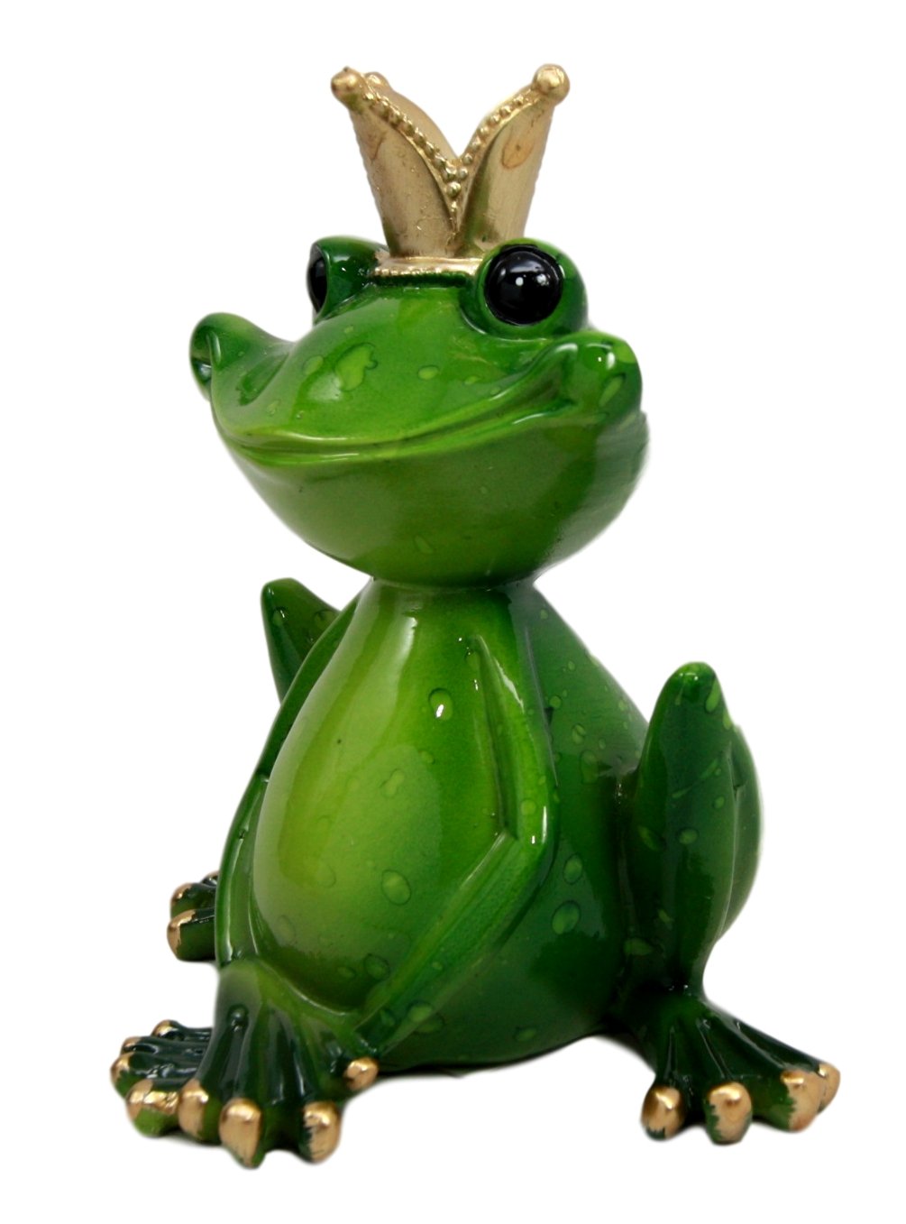 Ebros Gift Kiss A Frog Prince Charming with Crown Decorative Figurine 4.5" H - Ebros Gift