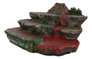 Lost World Prehistoric Volcanic Mountain Steps Display Figurine For Miniatures