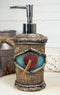 Rustic Country Western Turquoise Faux Branch Wood Liquid Soap Pump Dispenser