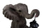 Ebros The Adorable Pachy Elephant Garden Patio Figurine W/ Solar LED Light Lantern Lamp 13.75"H