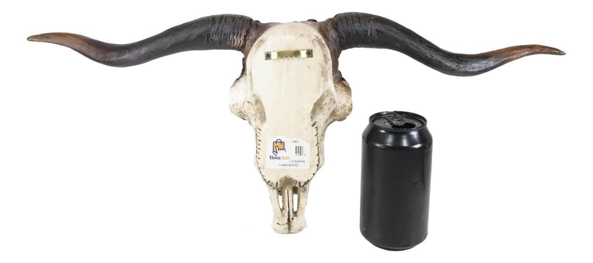 Western 12 Gauge Shotgun Bullets Texas Longhorn Bull Cow Skull Wall Decor Plaque