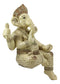 Ebros 15" Tall Hindu Ganesha Holding Modaka Bowl & Lotus Table Edge Shelf Sitter - Ebros Gift