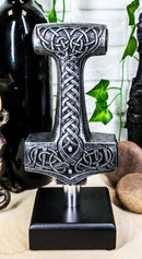 Ebros Mythology God Thor Hammer Mjolnir Novelty Beer Tap Handle Figurine With Base