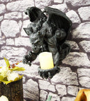 Ebros Whitechapel Manor Gargoyle Candle Holder Wall Sconce Plaque Sculpture 12"H