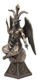 Ebros Eliphaz Levi Sabbatic Goat Baphomet Statue 9.25"Tall Solve Coagula Figurine