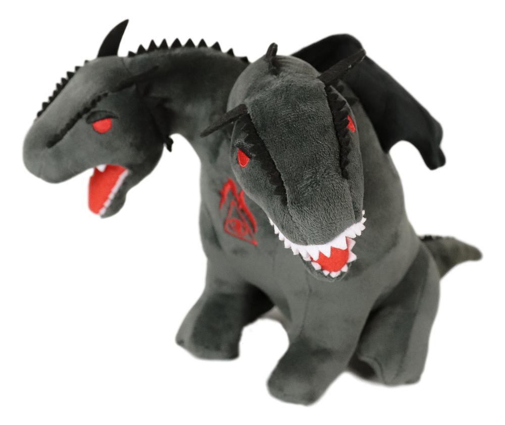 Ebros Hercules Second Labor Greek Hydra 2 Headed Dragon Luxe Soft Plush Toy Doll 14"W