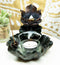 Ebros Feng Shui Zen Lotus Flower Incense Cone & Stick Burner Candle Holder Figurine