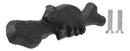 Cast Iron Rustic Western Black Bear Drawer Cabinet Door Pulls Hardware 12 Pack
