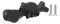 Cast Iron Rustic Western Black Bear Drawer Cabinet Door Pulls Hardware 12 Pack