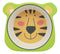 Ebros Tiger Kids Children Toddler Baby 5 Piece Organic Bamboo Dinnerware Set