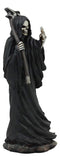 The Night Watchman Grim Reaper With Scythe Flipping Off Middle Finger Figurine