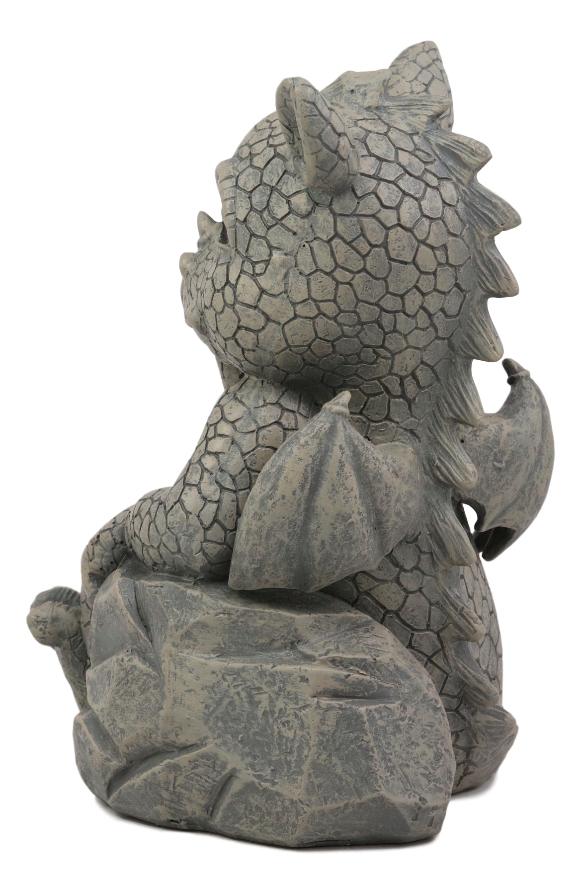 Ebros Whimsical Bad Habit Garden Dragon Picking Nose Statue Fantasy Dragons Decor - Ebros Gift