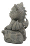 Ebros Whimsical Bad Habit Garden Dragon Picking Nose Statue Fantasy Dragons Decor