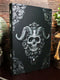 Necromancy Gothic Baphomet Demon Skull Blank Page Hardcover Journal Book
