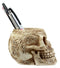 Day Of The Dead Celtic Tribal Tattoo Skull Pen Stationery Holder Figurine 4.5"L