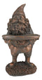 Fantasy Old Mr Gnome Holding Long Tray Garden Figurine Decor Or Keys Holder