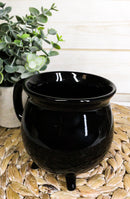 Ceramic Wicca Hocus Pocus Witch Potion Broil Black Cauldron Mug Cup With Handle