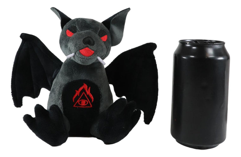 Ebros Fantasy Demonic Vampire Dracula Blood Thirsty Bat Luxe Soft Plush Toy Doll 9"H