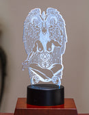 Ebros Sabbatical Goat Baphomet Acrylic Panel Colorful LED Night Light