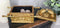 Matte Gold Ark Of The Covenant Model With Contents Figurine Decorative Box 1:10