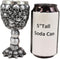 Ebros Day of The Dead Stacked Skulls Small Wine Goblet Or Shot Glass Chalice 3oz
