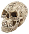 Ossuary Mayan Bone Cream Death Warrior Tribal Tattoo Skull Skeleton Figurine 4"H