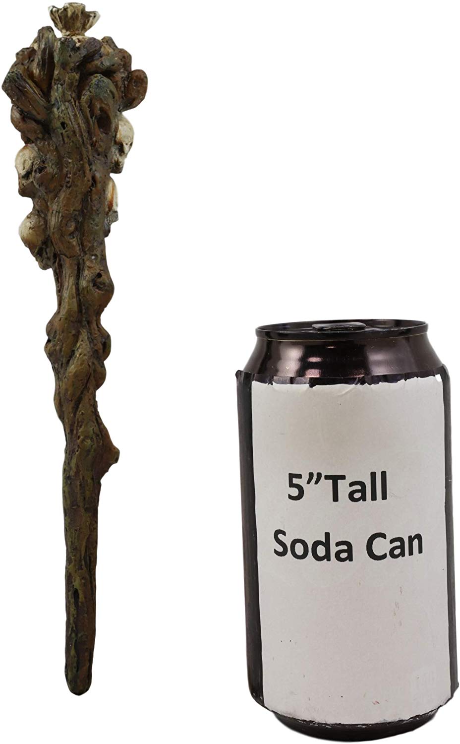 Ebros Necromancer Skulls Cosplay Wand 9.5" Tall Accessory Fantasy Decor