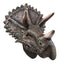 Ebros Jurassic Triceratops Wall Head Large 15.25" H Hanging Wall Decor Plaque