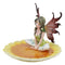 Ebros Sunflower Fairy Jewelry Dish Statue Forest Nymph Soap Dish Figurine 6" Long