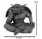 Ebros Horned Gargoyle The Dreamer Figurine Sitting Statue 6.5 Inch Long Thinker