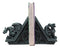 Ebros Gothic Roaring Gargoyles On Rooftop Sculptural Bookends Set 7" High Decor