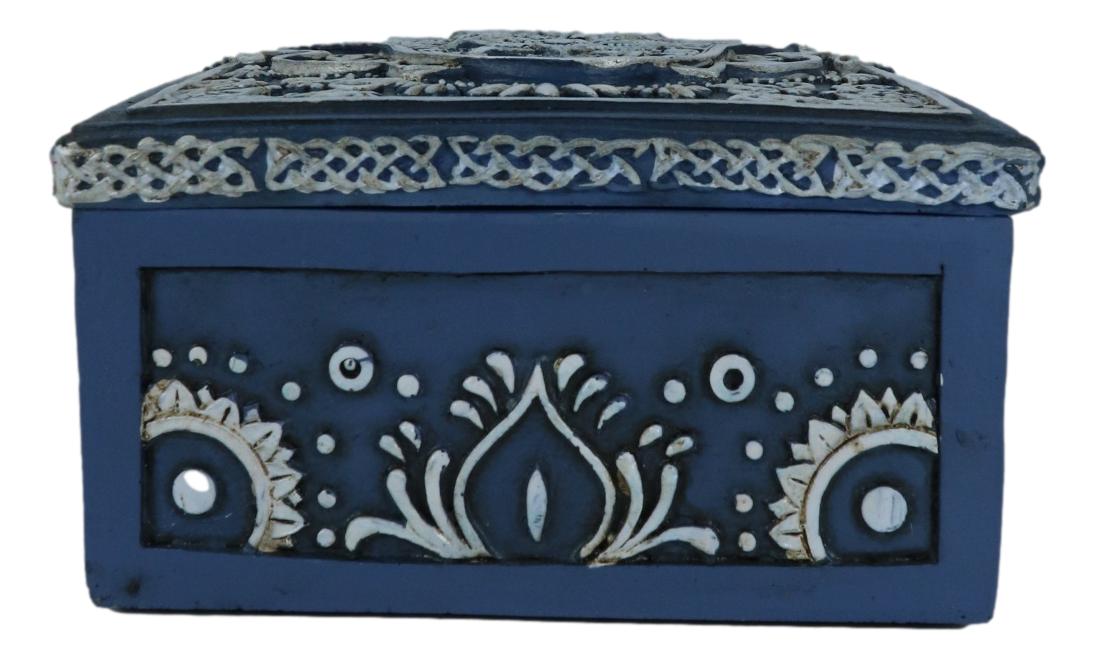 Hamsa Palm Hand Of God Warding Off The Evil Eye Tarot Cards Decorative Box