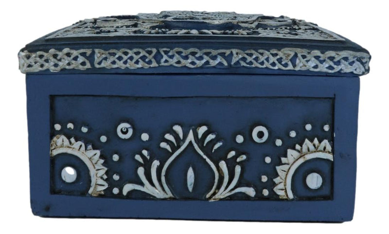 Hamsa Palm Hand Of God Warding Off The Evil Eye Tarot Cards Decorative Box