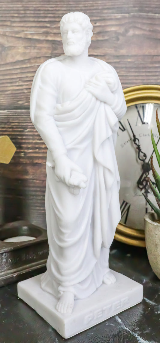 Bertel Thorvaldsen Copenhagen Museum Christ Hall Apostle Saint Peter Statue - Ebros Gift