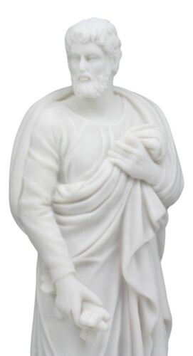 Bertel Thorvaldsen Copenhagen Museum Christ Hall Apostle Saint Peter Statue - Ebros Gift