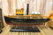 Ebros 18" Long Handicraft Tugboat Boat Model Statue with Wood Base Stand Figure - Ebros Gift
