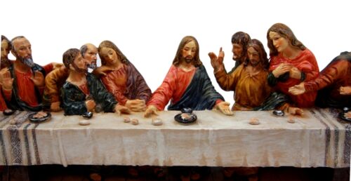 Ebros Da Vinci The Last Supper Of Jesus and Disciples Holy Communion Figurine 12.25"L