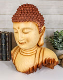 Ebros Large Feng Shui Shakyamuni Buddha Bust W/ Ushnisha and Rosy Cheeks Statue