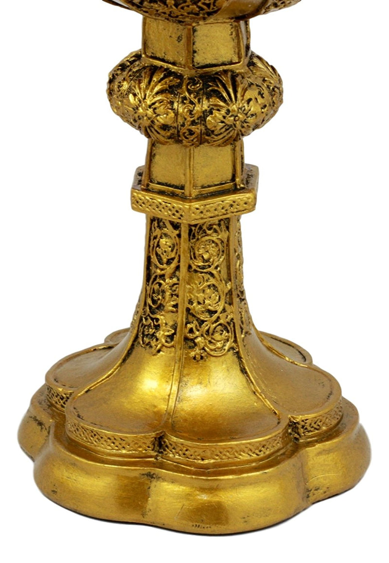 Ebros Merlin's Holy Grail The Golden Cup Of Life Chalice Ceremonial Cup Arthur