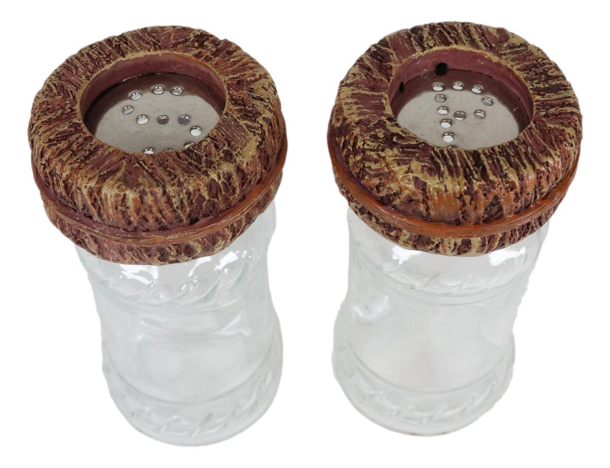 Southwestern Indian Dreamcatcher Feather Salt And Pepper Shakers Holder Set
