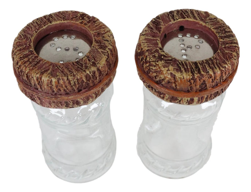 Southwestern Indian Dreamcatcher Feather Salt And Pepper Shakers Holder Set