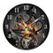 Order Of The Dragon Fireball Wall Clock By Alchemy Gothic Round Plate 13.5"D