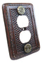 Pack of 2 Western 12 Gauge Shotgun Shells Double Receptacle Outlet Wall Plates
