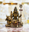 Vastu Hindu God Lord Shiva Mahadeva Sitting On Nandi Bull Miniature Figurine