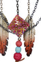 Southwestern Silver Moon Tree Of Life Arrow Dreamcatcher Feathers Desktop Plaque