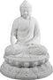 Ebros Enlightenment Buddha Sakayamuni Meditate on Lotus 7" H Sculpture Buddhism Figurine