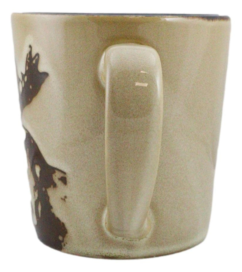 Pack Of 2 Rustic Western Emperor Giant Stag Elk Moose Deer Coffee Mugs Cups